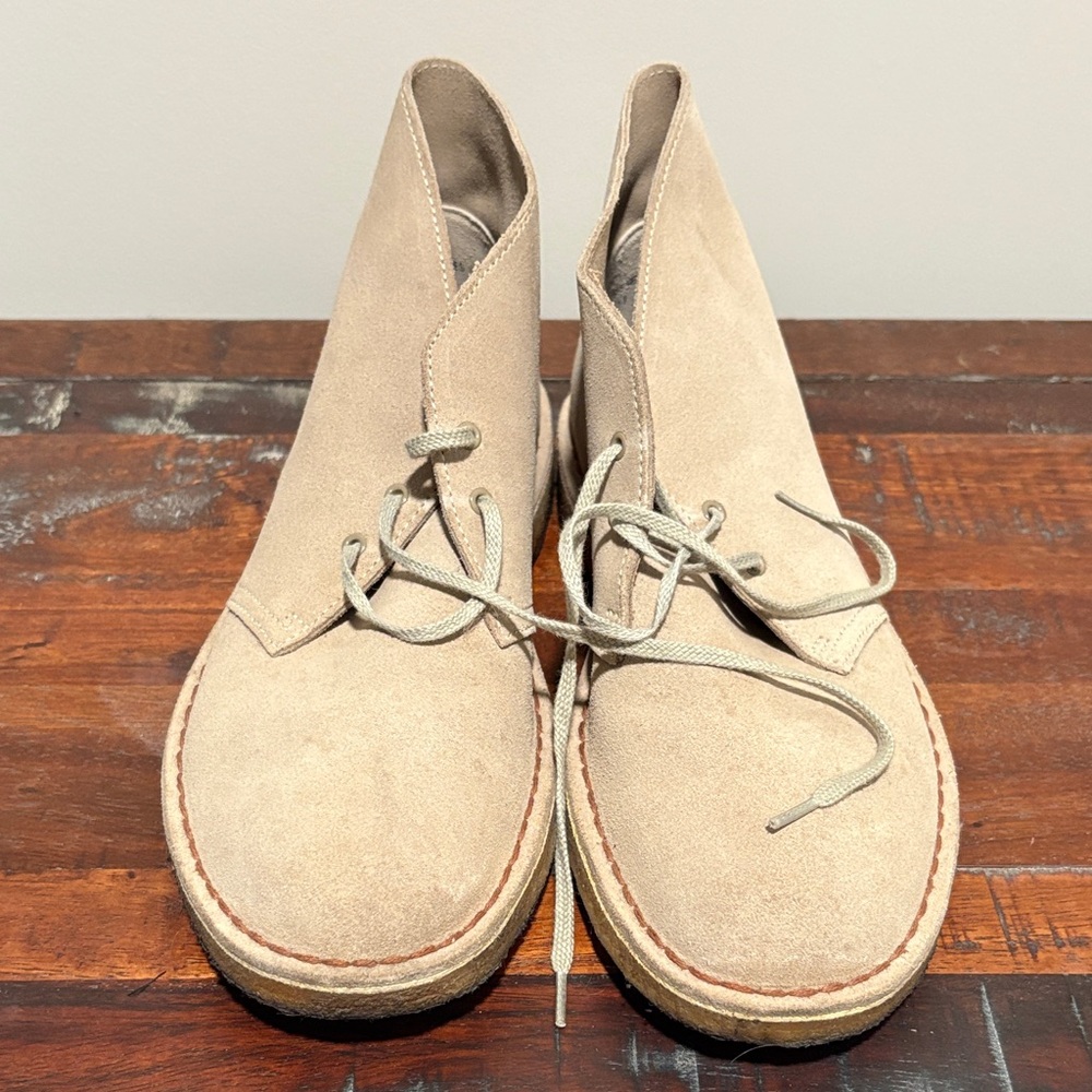 Clark’s Tan Suede Desert Boots - Size 10-1/2